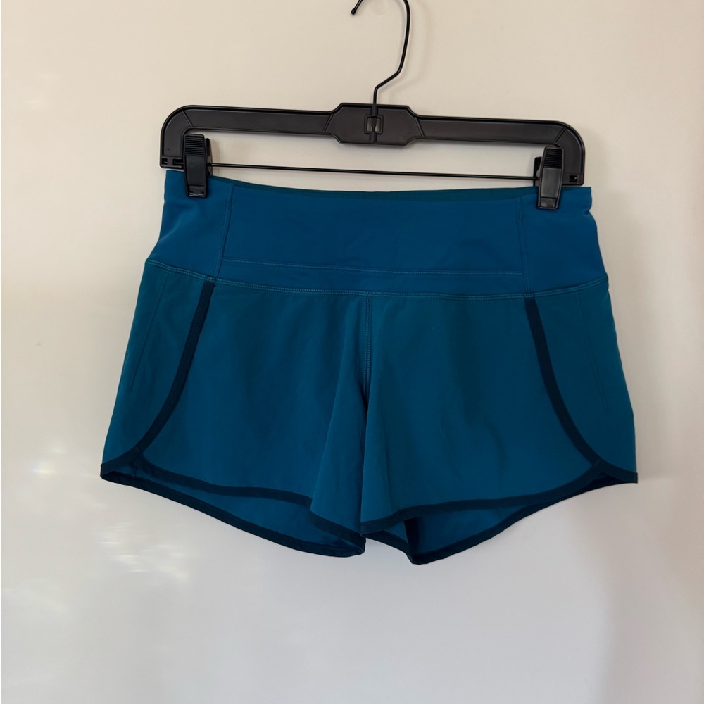 Lululemon Athletica Blue Athletic Shorts for Running